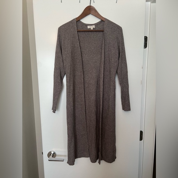 BECUL Grey Long Cardigan - Picture 1 of 3